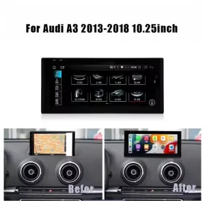 Ауди A3 CarPlay, стереосистема, 2013–2018 гг., с 8-ядерным процессором, 8+128 ГБ 3 03 2