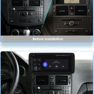 Автомагнитола Mercedes W204 для C-Class 2008–2010, NTG4.0 4 Головное устройство Mercedes NTG5.0 Android для W205 W176 W212 2015-2018