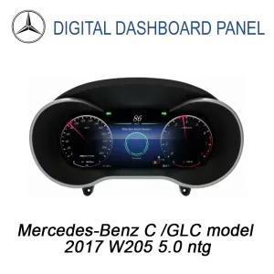 Цифровой кластер Mercedes C GLC 2017 W205 NTG 5.0 | 12.3″ CarPlay