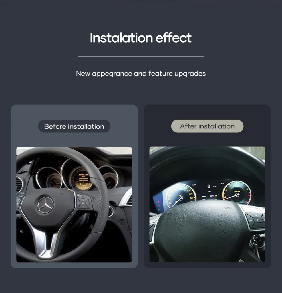 Цифровой кластер Mercedes ML GL 2005-2010 | 12.3″ CarPlay, Android Auto