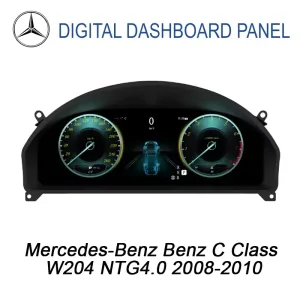 Mercedes C Class W204 Цифровой манометр кластер 2008-2010 | 12.3″