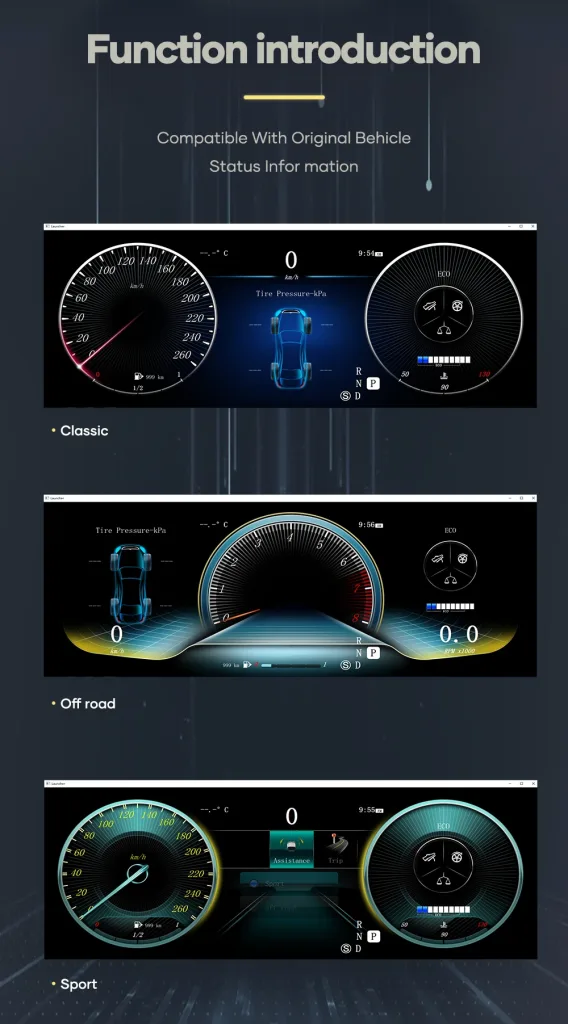 Цифровой кластер Mercedes ML GL 2005-2010 | 12.3″ CarPlay, Android Auto