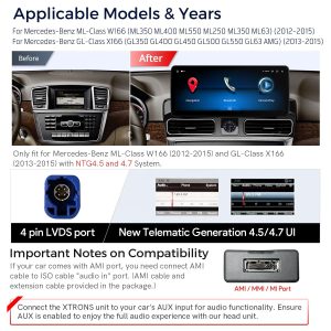 Головное устройство Mercedes-Benz GLE Android