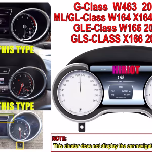 Цифровой кластер Mercedes ML GL 2012-2015 | 12.3″ CarPlay, Android Auto