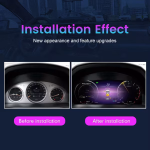Mercedes C-Class W204 Digital Instrument Cluster 2008–2010 | 12.3″ LCD Upgrade 3 Mercedes C Class W204 Цифровой манометр кластер 2008-2010 | 12.3″