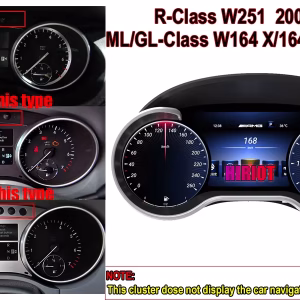 Цифровой кластер Mercedes ML GL 2012-2015 | 12.3″ CarPlay, Android Auto