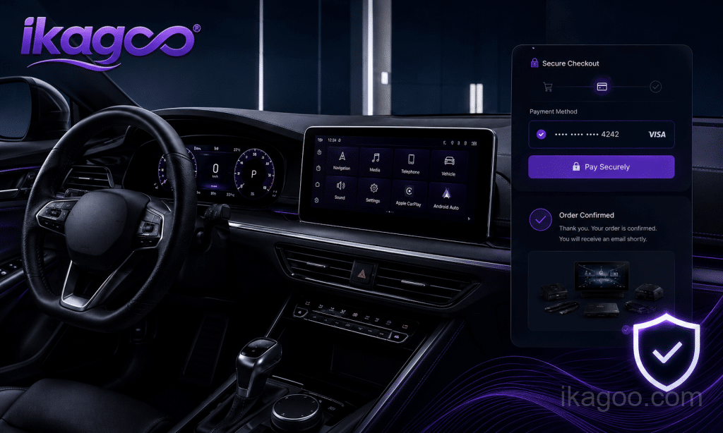 Безопасные платежи для автомобильной электроники — iKAGOO Checkout