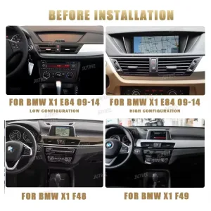 BMW X1 E84 CIC Android Screen 2009–2015 with CarPlay & Android Auto 4 BMW X1 Android головное устройство 2009-2015 | CarPlay стерео
