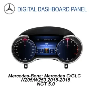 Цифровой кластер Mercedes C GLC W205/W253 2015-2018 | 12.3″ CarPlay