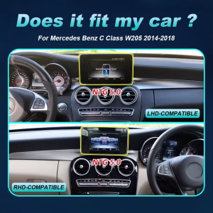 Mercedes W205 GLC Android Screen | C-Class X253 V-Class W447 NTG 5.0 4 Mercedes Benz C Class W205 GLC X253 V W446 Автомобильная мультимедийная навигация