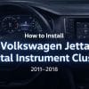 Как установить цифровую приборную панель Volkswagen Jetta
