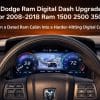 Цифровое обновление приборной панели Dodge Ram