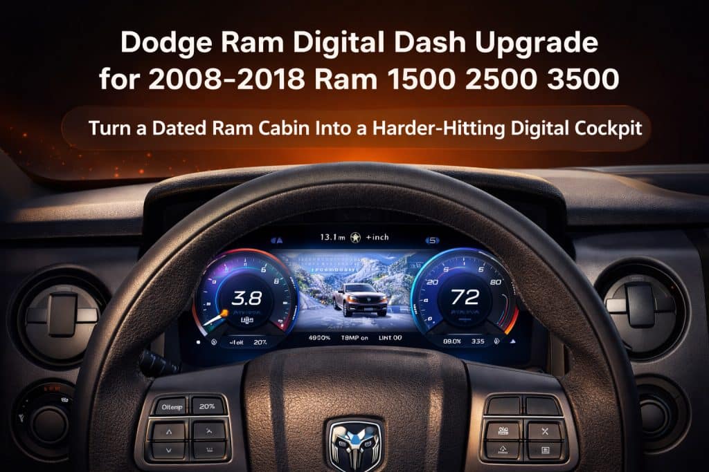 Цифровое обновление приборной панели Dodge Ram