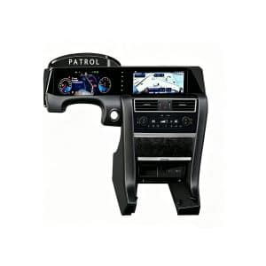Двухэкранная Android-магнитола для Nissan Patrol Y62 2008-2021