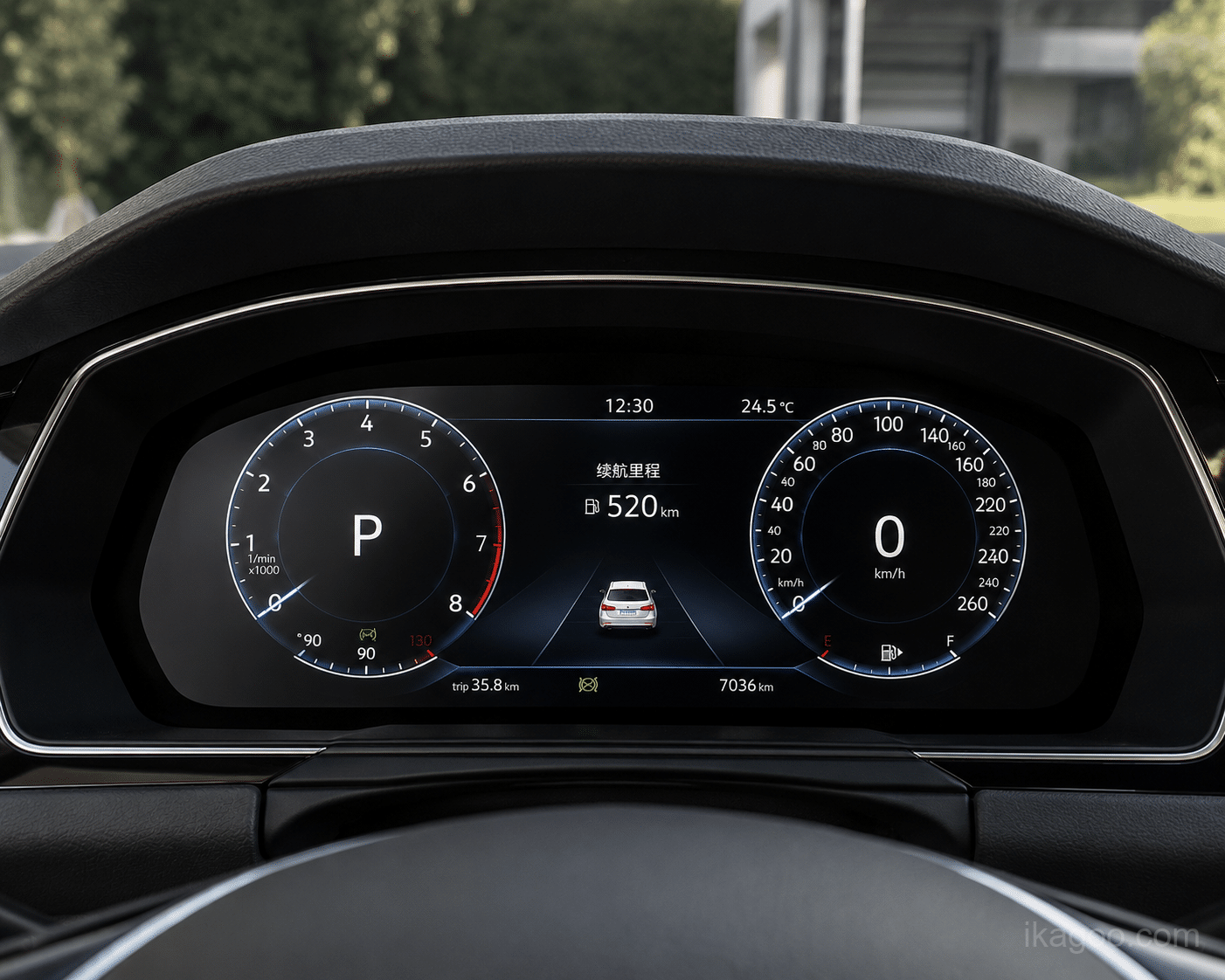 Предварительный просмотр модернизации цифровой приборной панели VW Passat B8