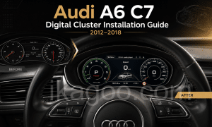 Как установить цифровую приборную панель Audi A6 C7 (2012-2018)