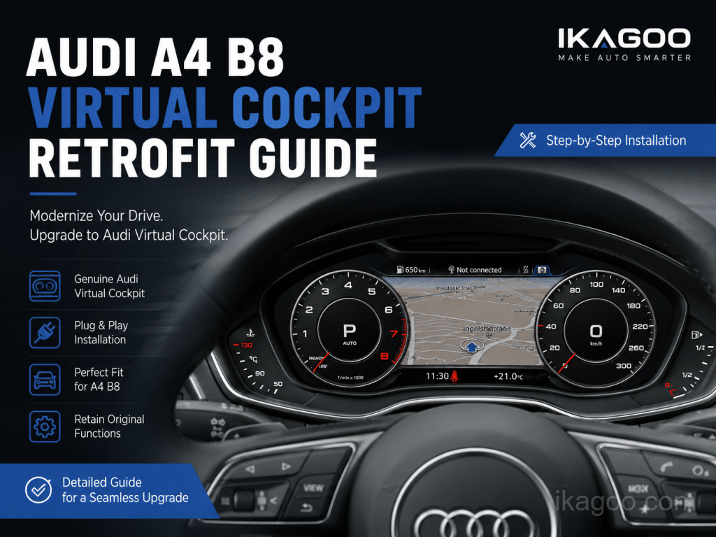 Audi A4 B8 Virtual Cockpit Retrofit: MMI, ощущения от штатной системы, установка и вопросы покупателей