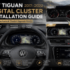 Руководство по установке цифровой панели Volkswagen Tiguan MQB (2017-2022)