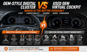 Лучшее обновление цифровой приборной панели: в стиле OEM vs бывшая в употреблении OEM Virtual Cockpit