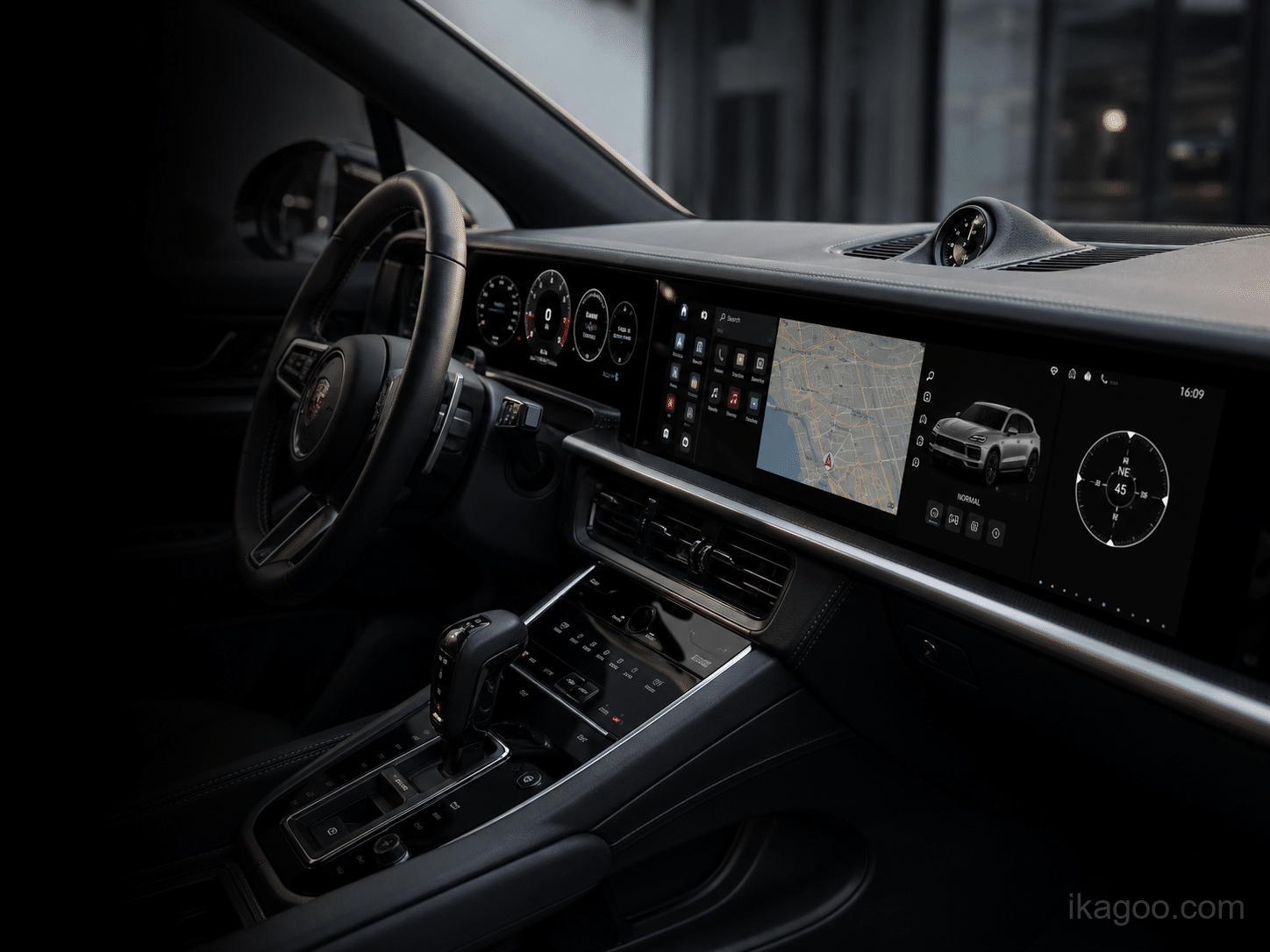 Автомобильные головные устройства Porsche с ОС Android в стиле оригинального оборудования