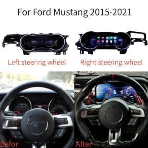 Установка цифровой панели приборов Ford Mustang S550 для левого и правого руля
