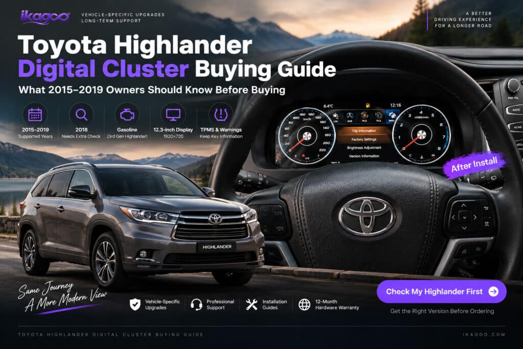 Руководство по покупке цифрового кластера для Toyota Highlander: что следует знать владельцам 2015–2019 перед покупкой