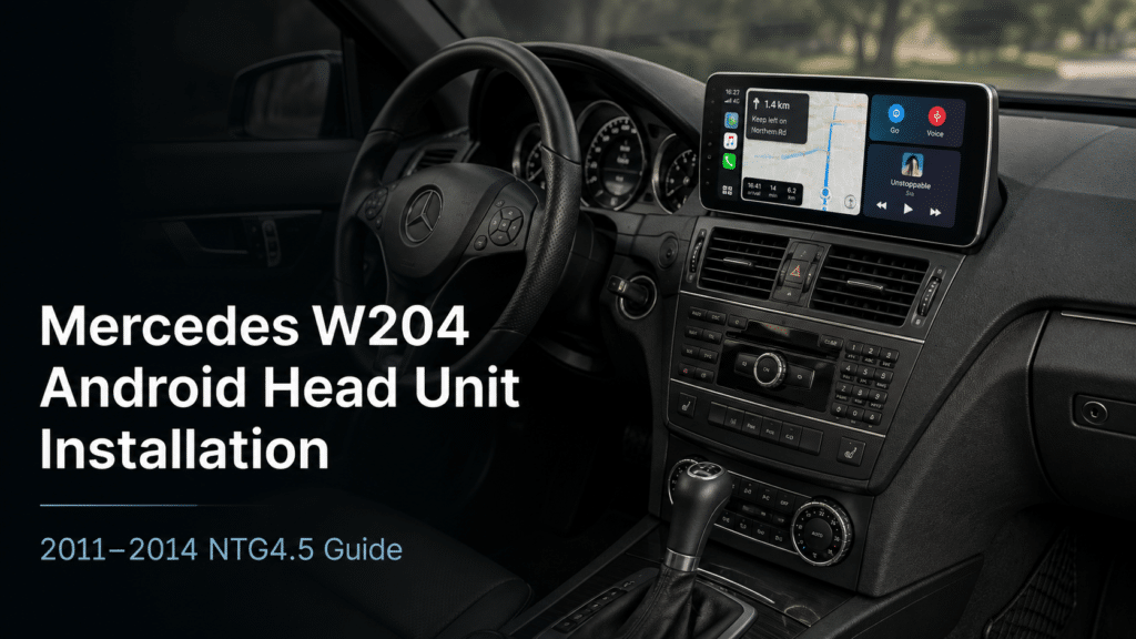 Установка Android-головного устройства для Mercedes W204: 14-шаговое руководство NTG4.5 для 2011–2014