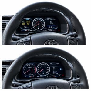 Toyota 4Runner цифровая приборная панель после установки