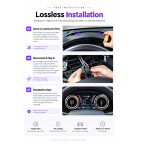 Этапы установки цифровой приборной панели Toyota Hilux Fortuner без потерь