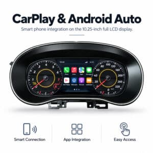 vw amarok digital cluster apple carplay android auto