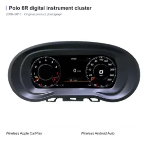 Цифровая приборная панель VW Polo 6R в оригинальном корпусе