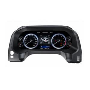 Toyota Land Cruiser Prado 150 Цифровая приборная панель 2010–2020 – вид спереди на белом фоне