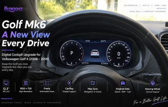 Модернизация цифровой приборной панели Golf Mk6: CarPlay, синхронизация карт и многое другое
