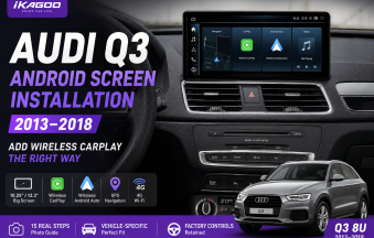 Установка Android-экрана для Audi Q3 2013-2018