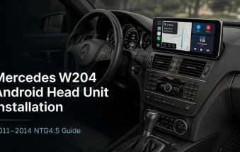 Установка Android-головного устройства для Mercedes W204: 14-шаговое руководство NTG4.5 для 2011–2014